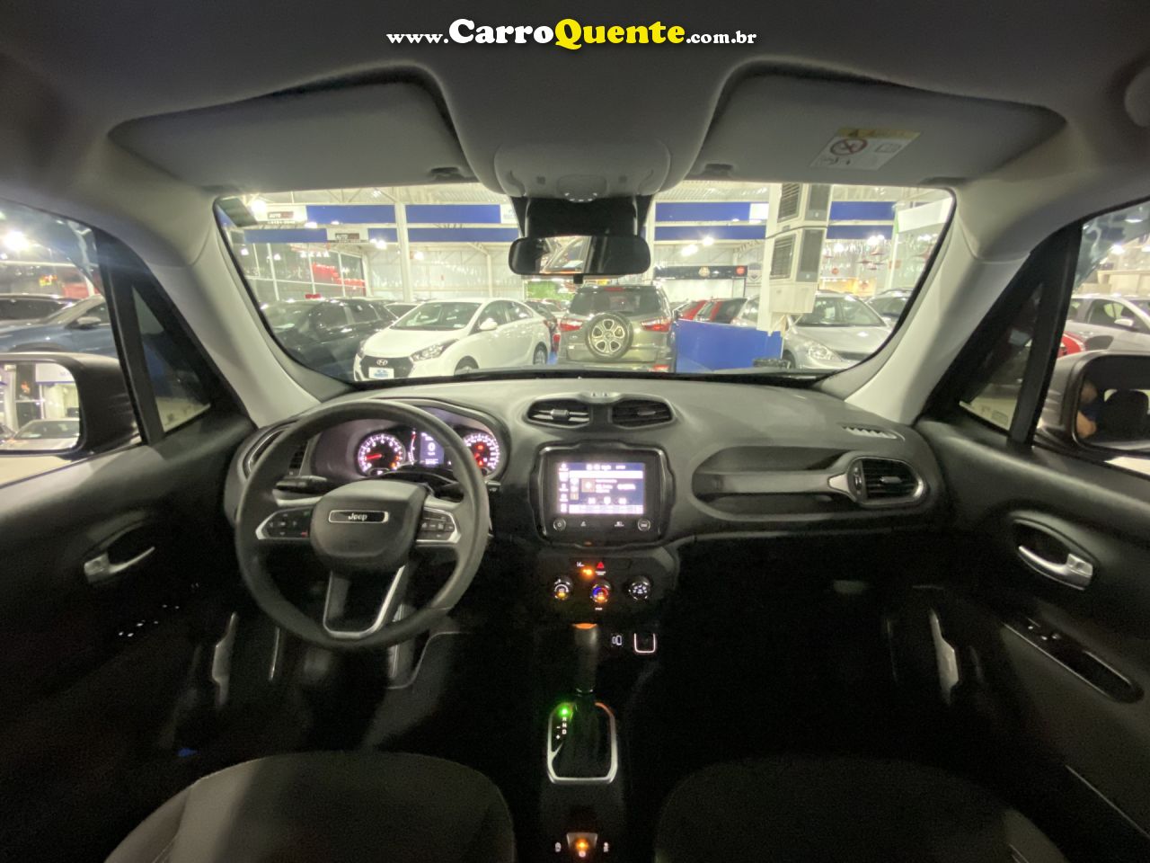 JEEP   RENEGADE SPORT T270 1.3 TB 4X2 FLEX AUT.   PRETO 2023 1.3 FLEX - Loja