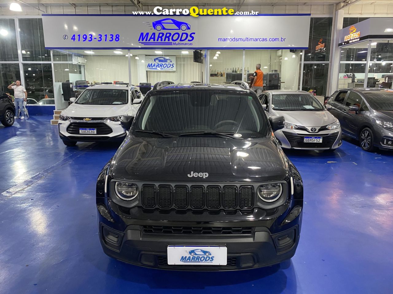 JEEP   RENEGADE SPORT T270 1.3 TB 4X2 FLEX AUT.   PRETO 2023 1.3 FLEX - Loja