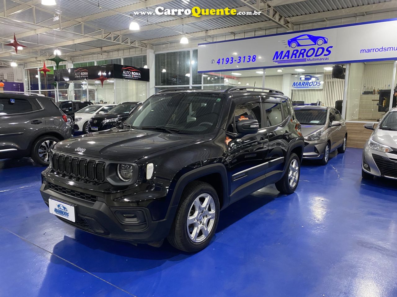 JEEP   RENEGADE SPORT T270 1.3 TB 4X2 FLEX AUT.   PRETO 2023 1.3 FLEX - Loja