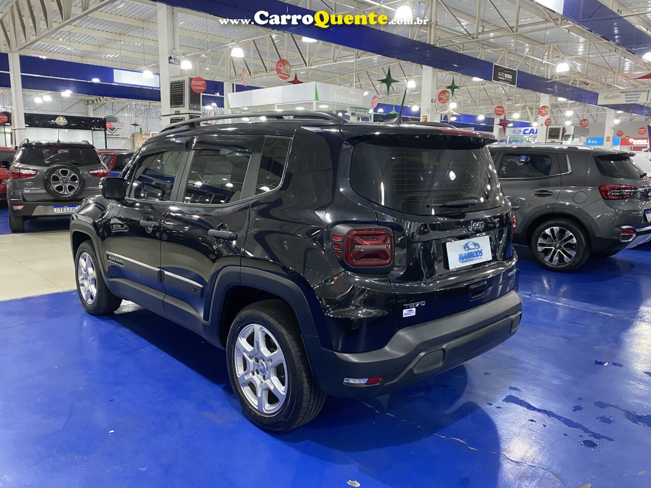 JEEP   RENEGADE SPORT T270 1.3 TB 4X2 FLEX AUT.   PRETO 2023 1.3 FLEX - Loja
