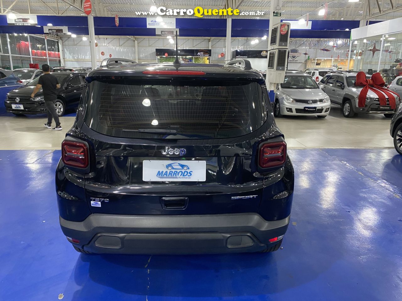 JEEP   RENEGADE SPORT T270 1.3 TB 4X2 FLEX AUT.   PRETO 2023 1.3 FLEX - Loja