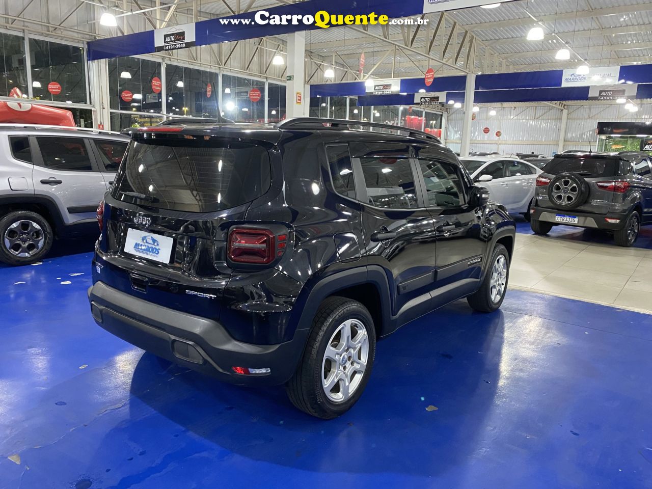 JEEP   RENEGADE SPORT T270 1.3 TB 4X2 FLEX AUT.   PRETO 2023 1.3 FLEX - Loja