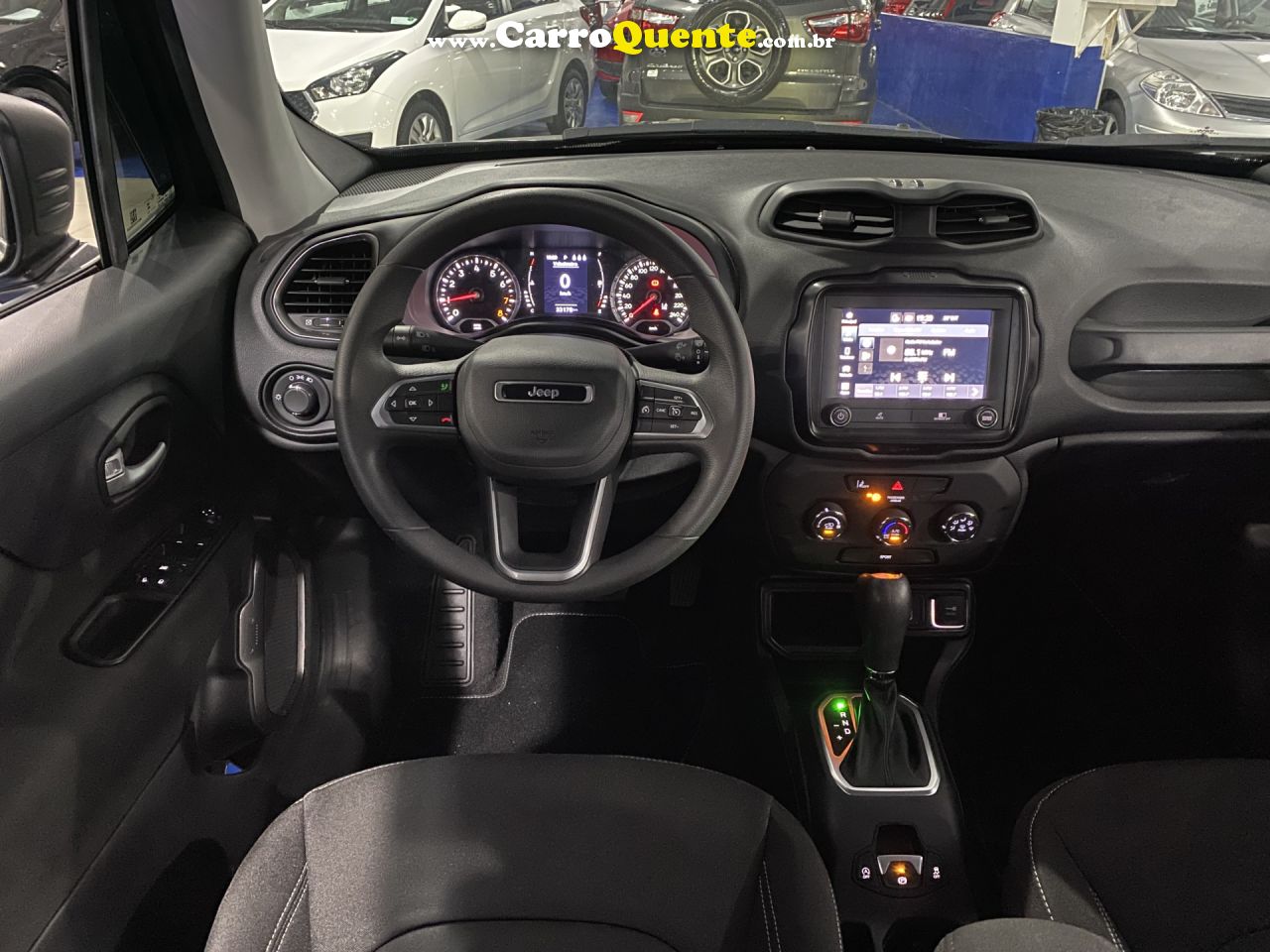 JEEP   RENEGADE SPORT T270 1.3 TB 4X2 FLEX AUT.   PRETO 2023 1.3 FLEX - Loja