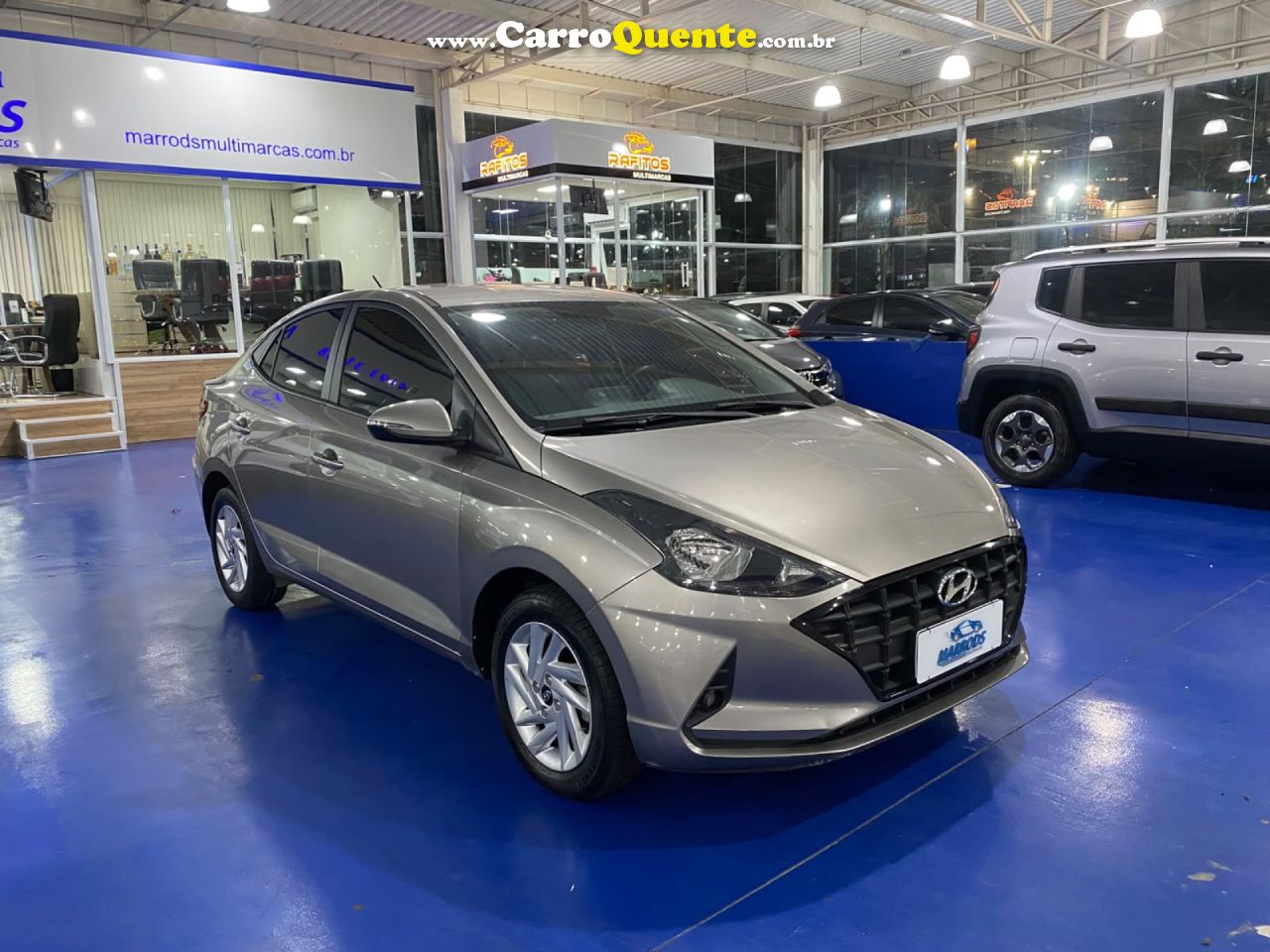 HYUNDAI   HB20S EVOLUTION 1.0 FLEX 12V MEC.   PRATA 2021 1.0 FLEX - Loja