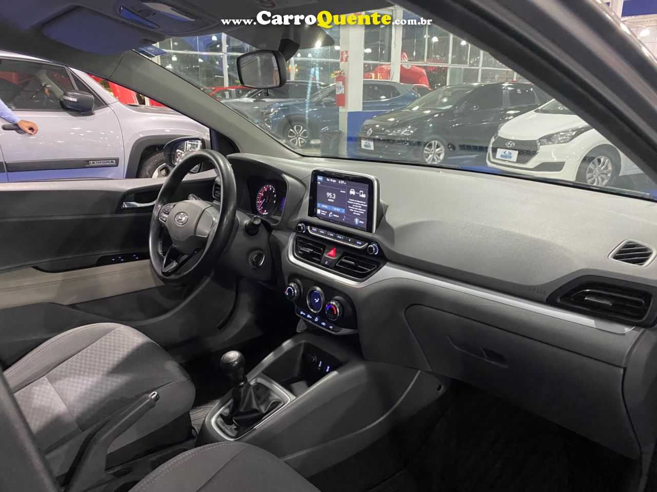 HYUNDAI   HB20S EVOLUTION 1.0 FLEX 12V MEC.   PRATA 2021 1.0 FLEX - Loja