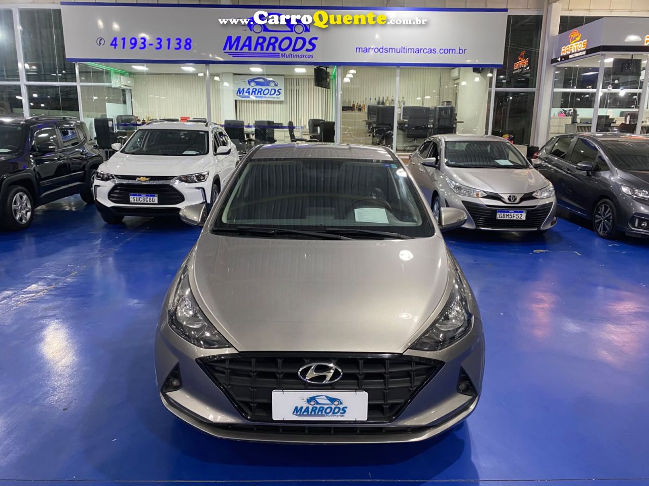 HYUNDAI   HB20S EVOLUTION 1.0 FLEX 12V MEC.   PRATA 2021 1.0 FLEX - Loja