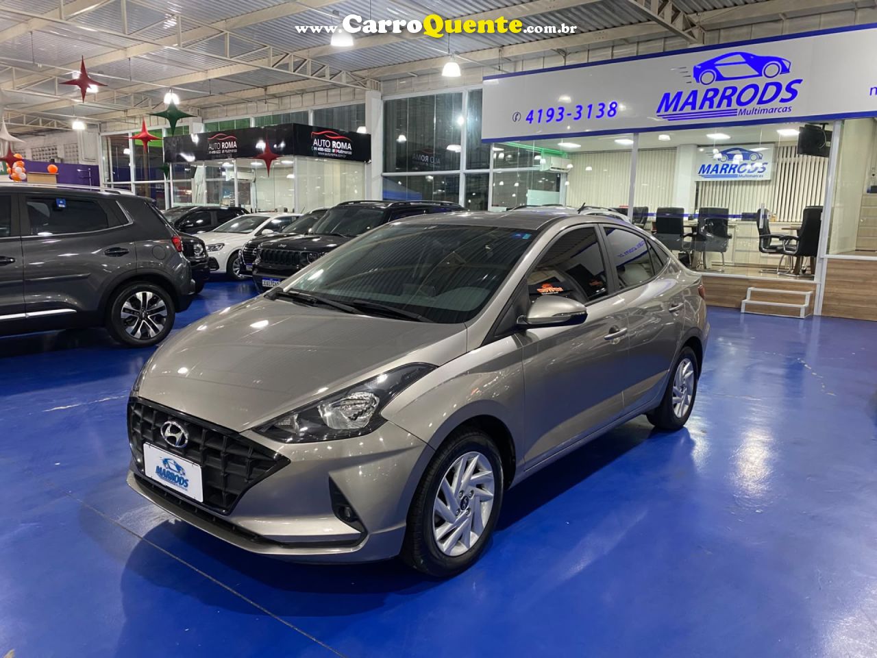 HYUNDAI   HB20S EVOLUTION 1.0 FLEX 12V MEC.   PRATA 2021 1.0 FLEX - Loja