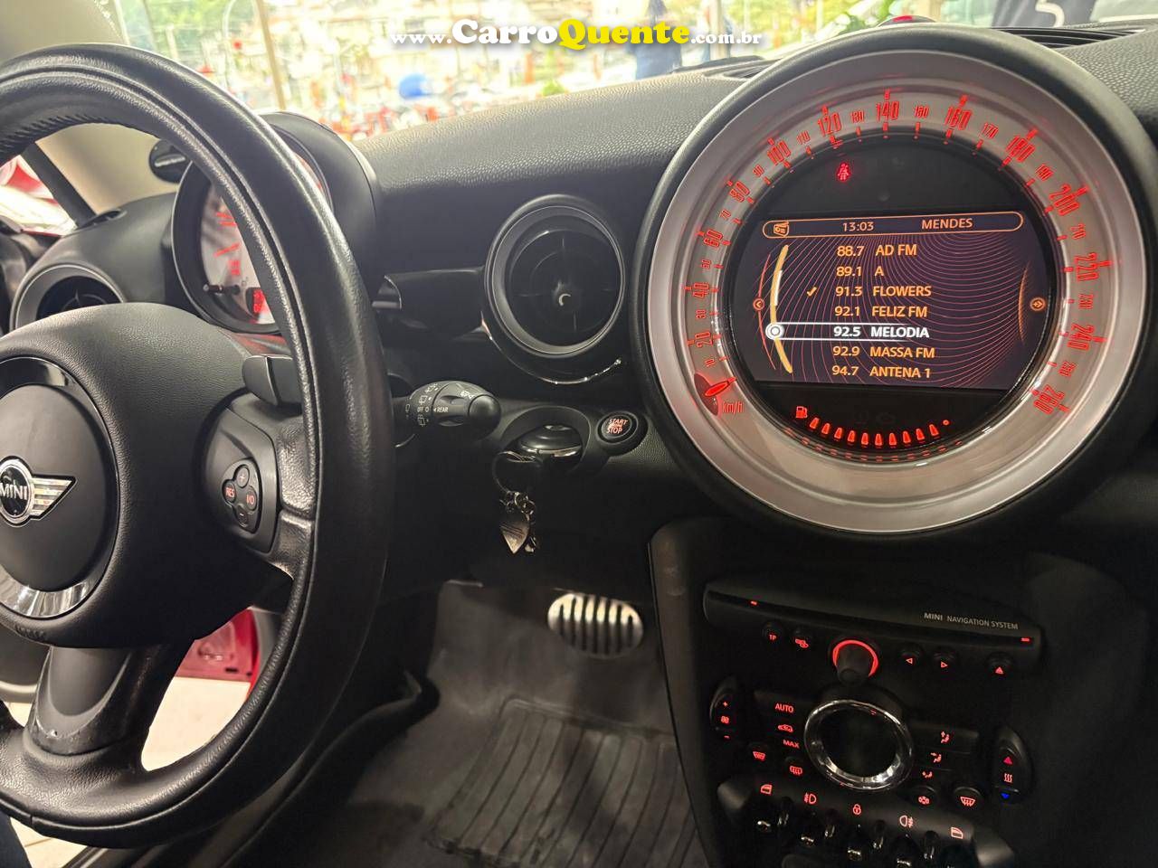 MINI COOPER 1.6 S COUPE 16V TURBO 2012 - Loja