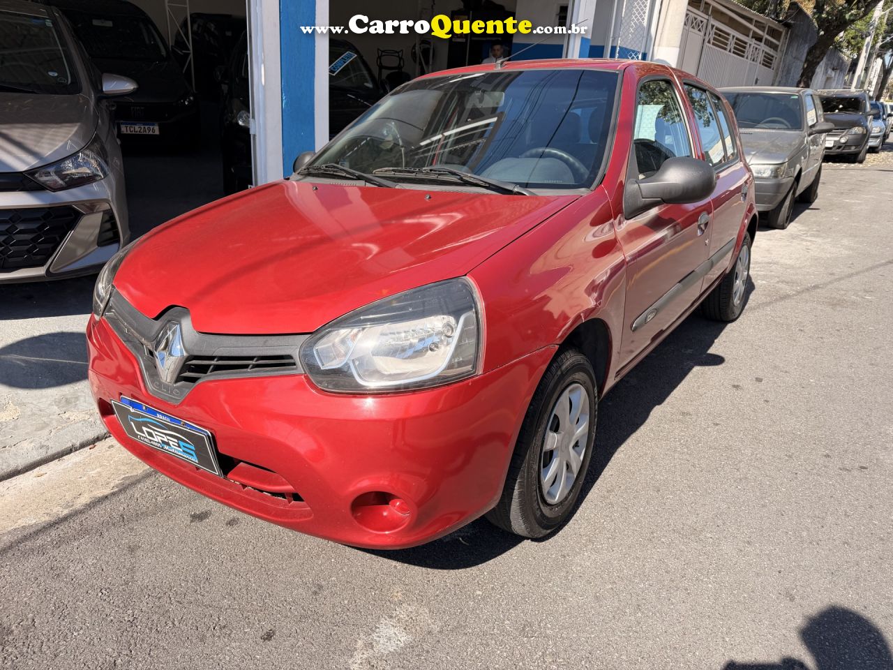 RENAULT   CLIO RNALIZÉEXPR.1.0 HI-POWER 16V 5P   VERMELHO 2014 1.0 FLEX - Loja