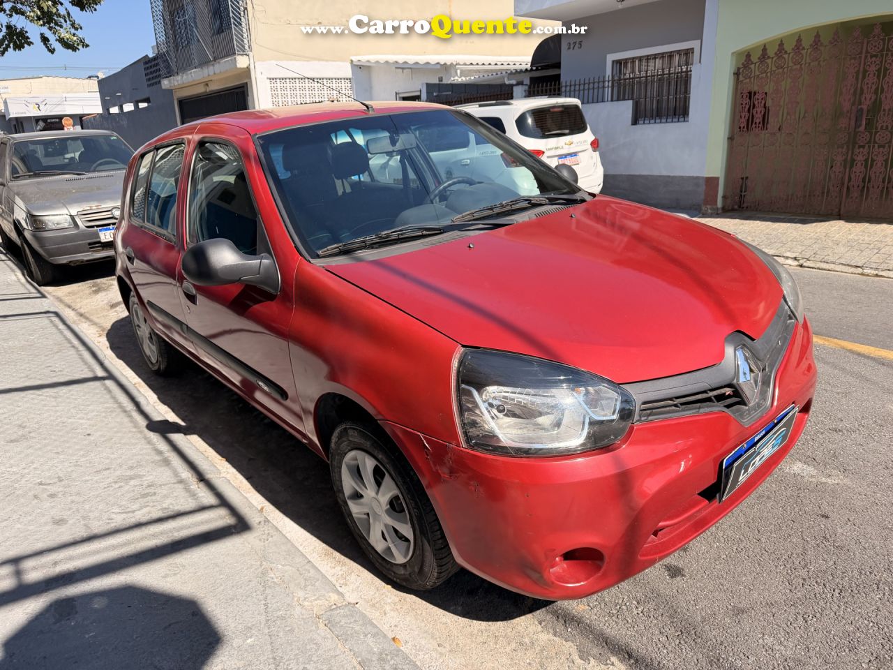 RENAULT   CLIO RNALIZÉEXPR.1.0 HI-POWER 16V 5P   VERMELHO 2014 1.0 FLEX - Loja