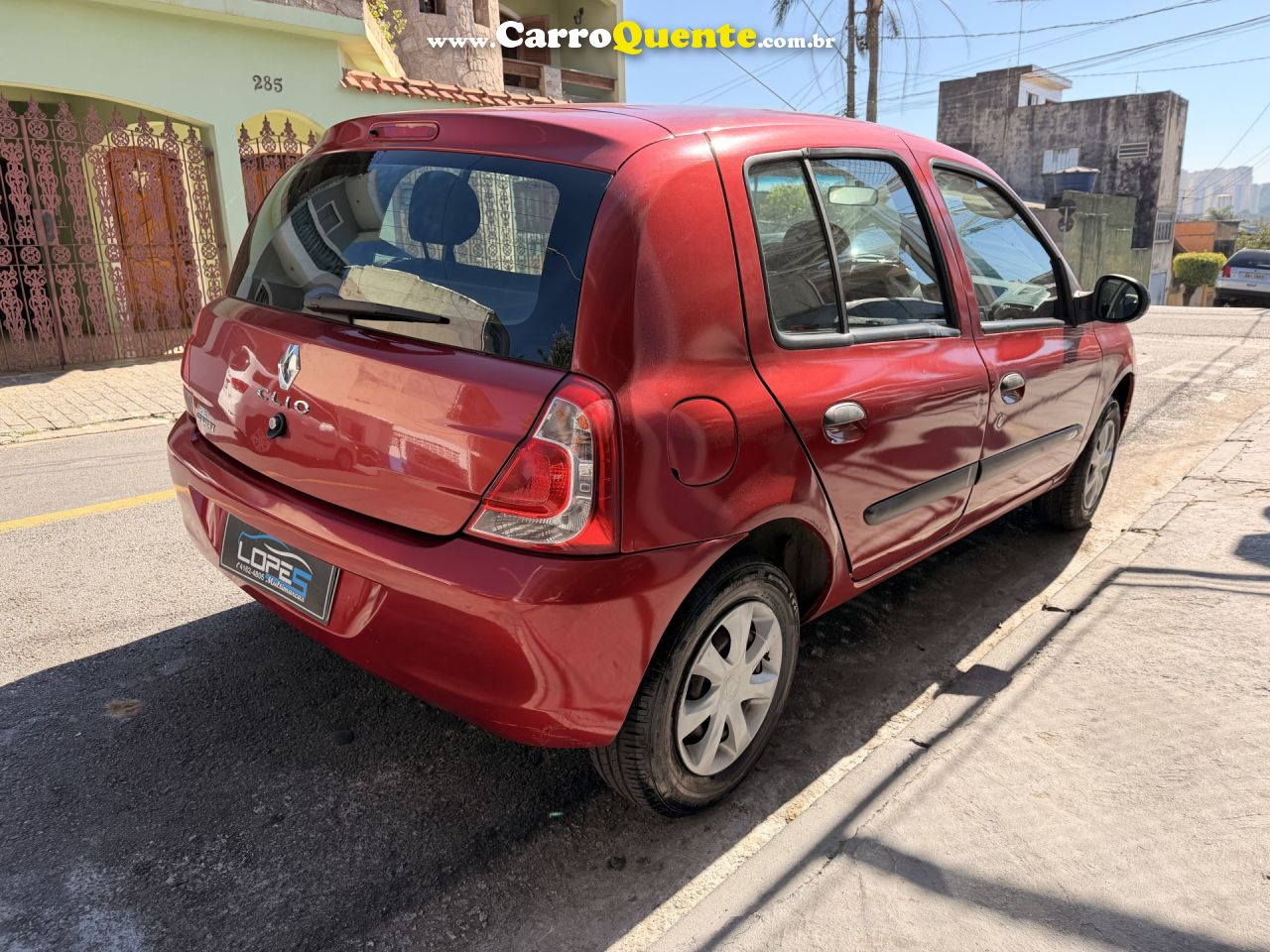 RENAULT   CLIO RNALIZÉEXPR.1.0 HI-POWER 16V 5P   VERMELHO 2014 1.0 FLEX - Loja