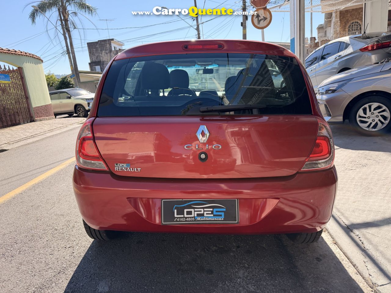 RENAULT   CLIO RNALIZÉEXPR.1.0 HI-POWER 16V 5P   VERMELHO 2014 1.0 FLEX - Loja