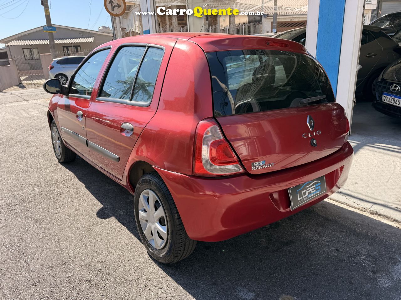 RENAULT   CLIO RNALIZÉEXPR.1.0 HI-POWER 16V 5P   VERMELHO 2014 1.0 FLEX - Loja