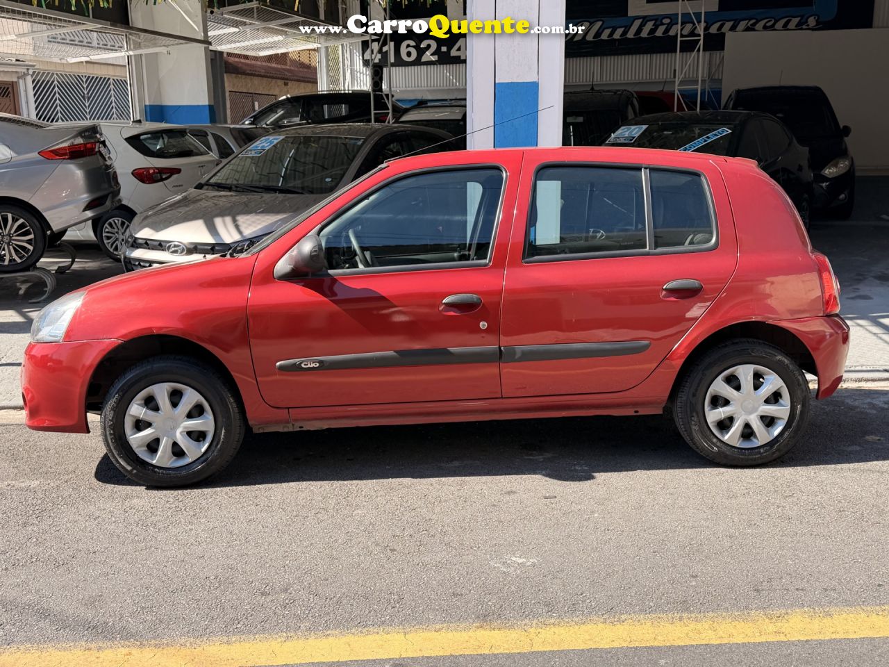 RENAULT   CLIO RNALIZÉEXPR.1.0 HI-POWER 16V 5P   VERMELHO 2014 1.0 FLEX - Loja