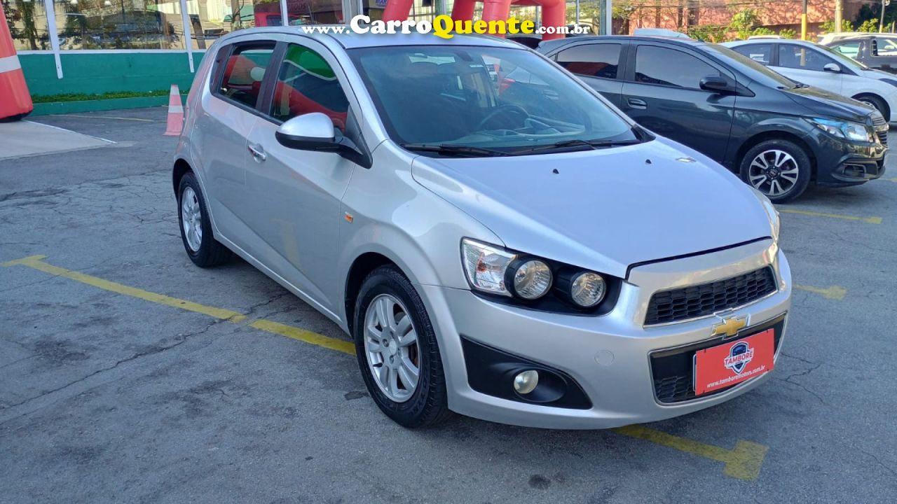 CHEVROLET   SONIC HB LT 1.6 16V FLEXPOWER 5P MEC.   PRATA 2013 1.6 FLEX - Loja