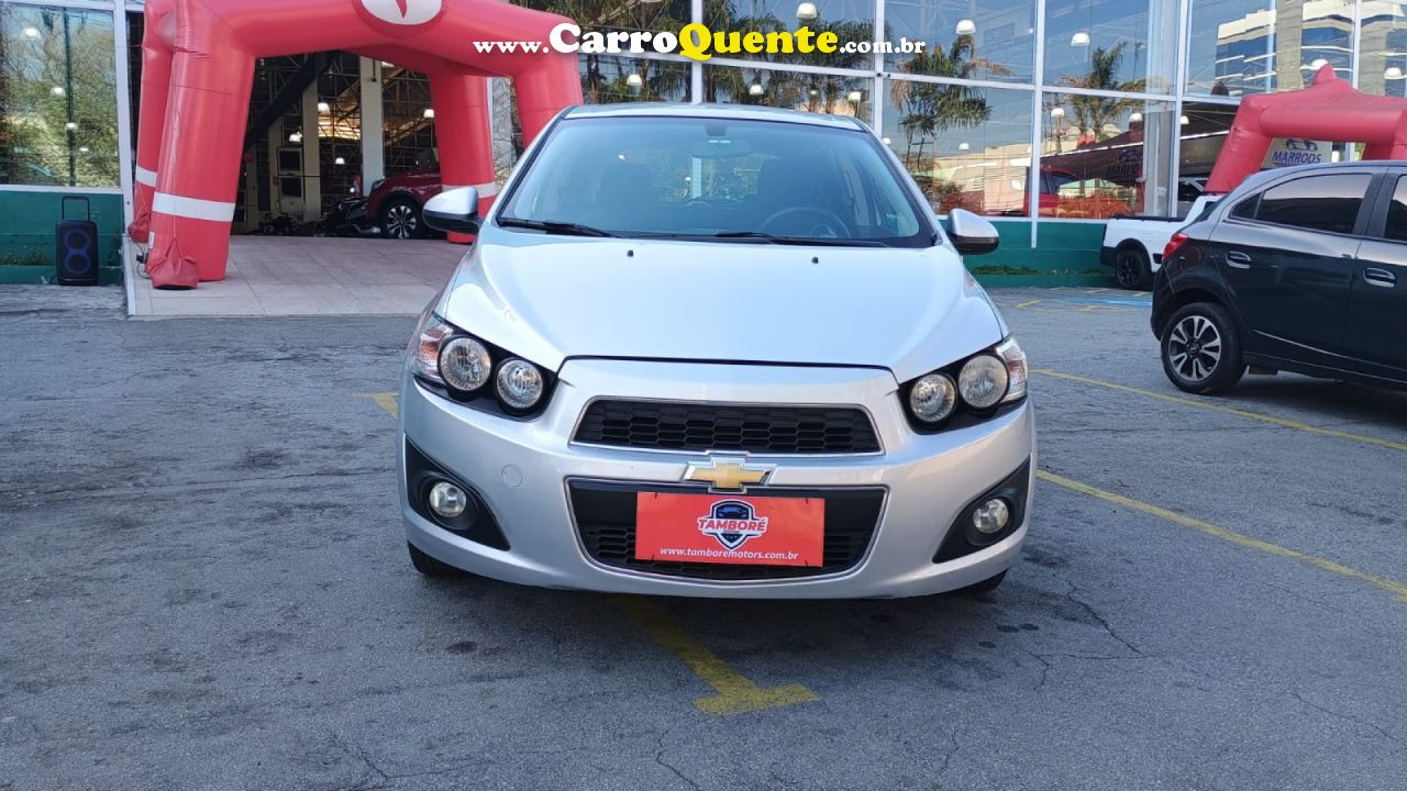 CHEVROLET   SONIC HB LT 1.6 16V FLEXPOWER 5P MEC.   PRATA 2013 1.6 FLEX - Loja