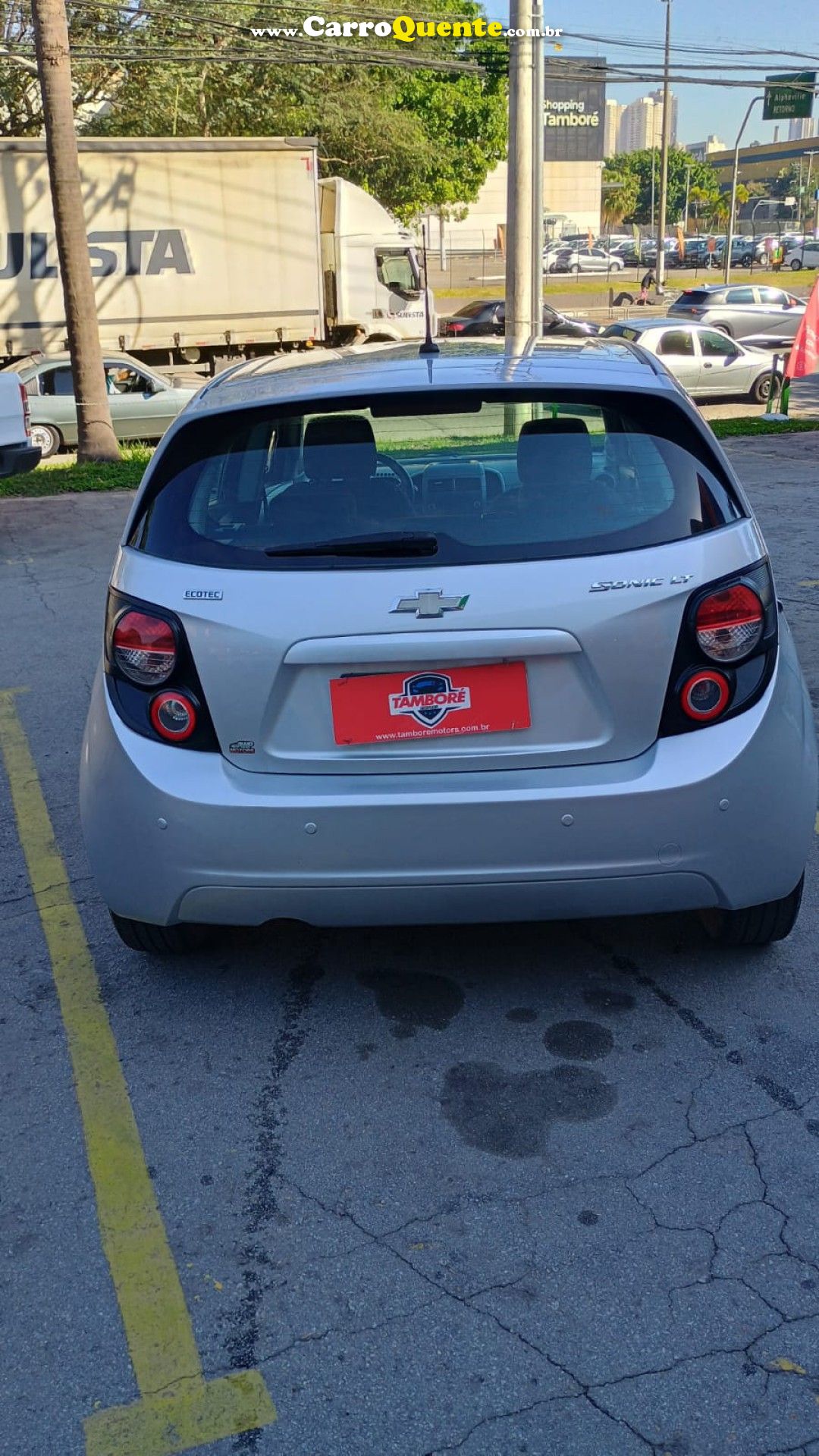 CHEVROLET   SONIC HB LT 1.6 16V FLEXPOWER 5P MEC.   PRATA 2013 1.6 FLEX - Loja