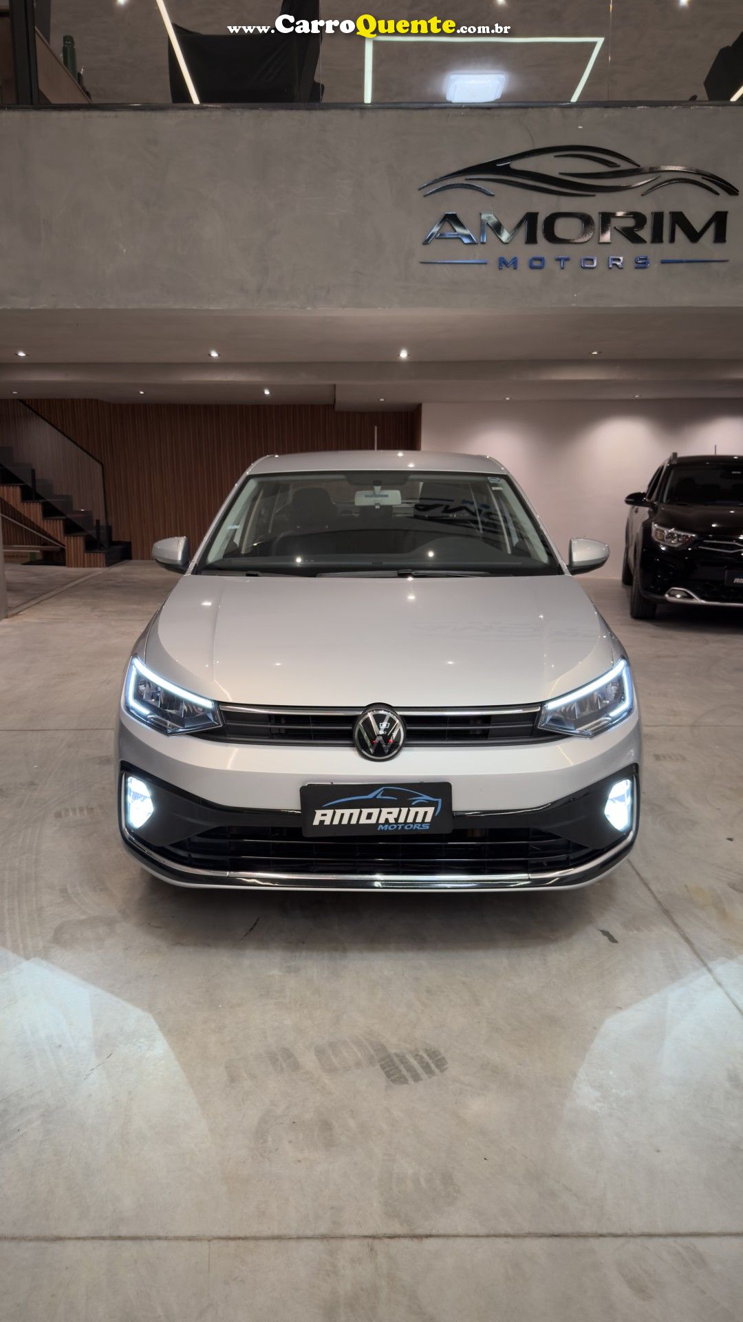 VOLKSWAGEN   VIRTUS COMFORT. 200 TSI 1.0 FLEX 12V AUT   PRATA 2023 1.0 FLEX - Loja