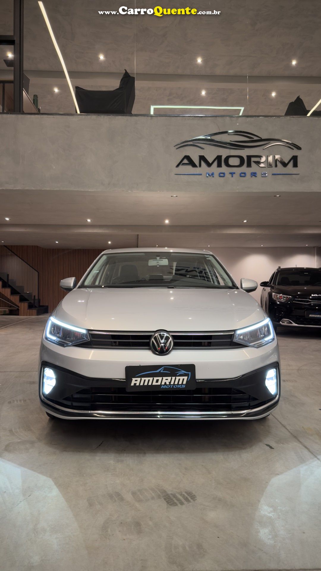 VOLKSWAGEN   VIRTUS COMFORT. 200 TSI 1.0 FLEX 12V AUT   PRATA 2023 1.0 FLEX - Loja