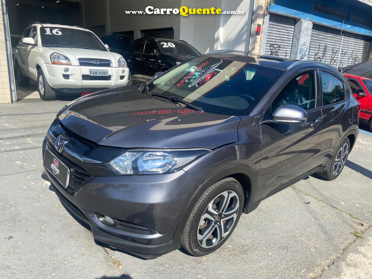 HONDA   HRV EX CVT   CINZA 2018 1.8 FLEX - Loja
