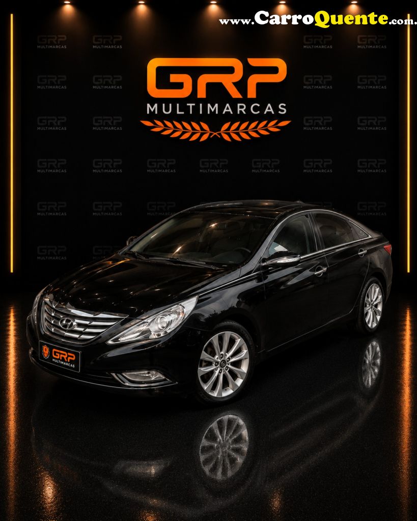 HYUNDAI   SONATA 2.4 16V 182CV 4P AUT.   PRETO 2012 2.4 GASOLINA - Loja
