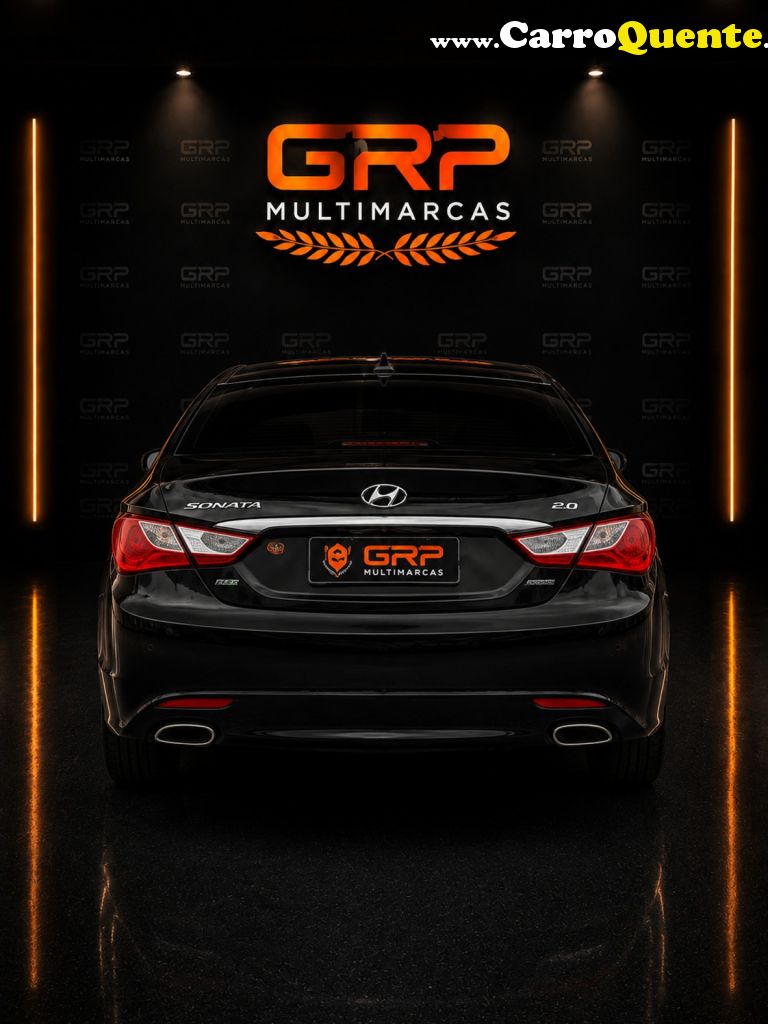 HYUNDAI   SONATA 2.4 16V 182CV 4P AUT.   PRETO 2012 2.4 GASOLINA - Loja