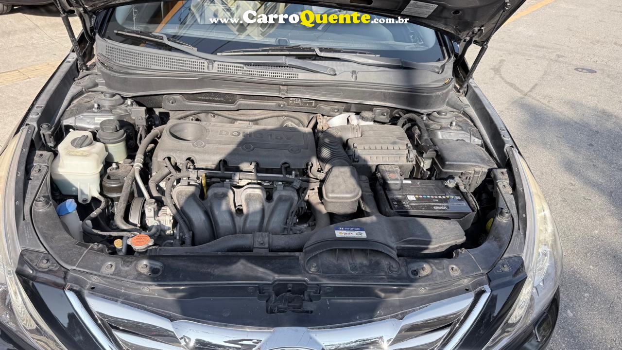 HYUNDAI   SONATA 2.4 16V 182CV 4P AUT.   PRETO 2012 2.4 GASOLINA - Loja