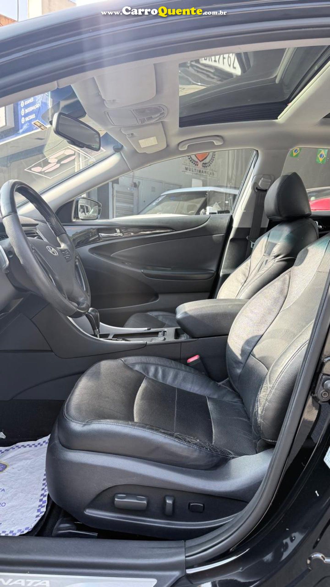 HYUNDAI   SONATA 2.4 16V 182CV 4P AUT.   PRETO 2012 2.4 GASOLINA - Loja