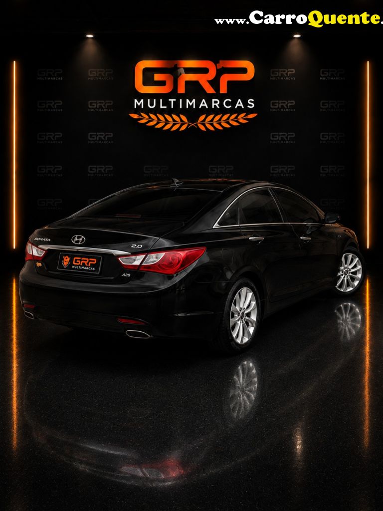 HYUNDAI   SONATA 2.4 16V 182CV 4P AUT.   PRETO 2012 2.4 GASOLINA - Loja