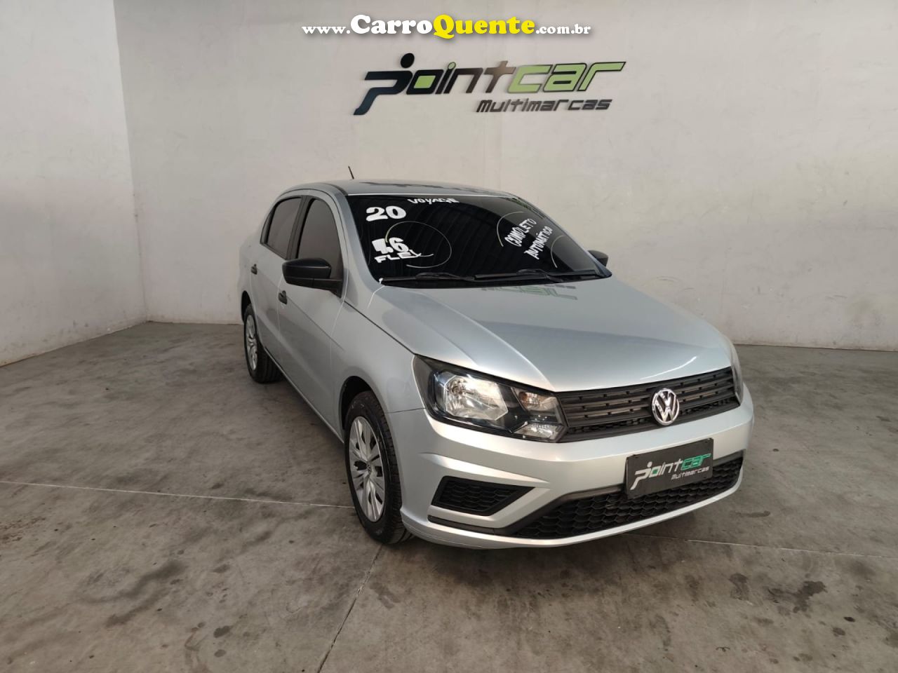 VOLKSWAGEN   VOYAGE 1.61.6 CITY  MI TOTAL FLEX 8V 4P   PRATA 2020 1.6 FLEX - Loja