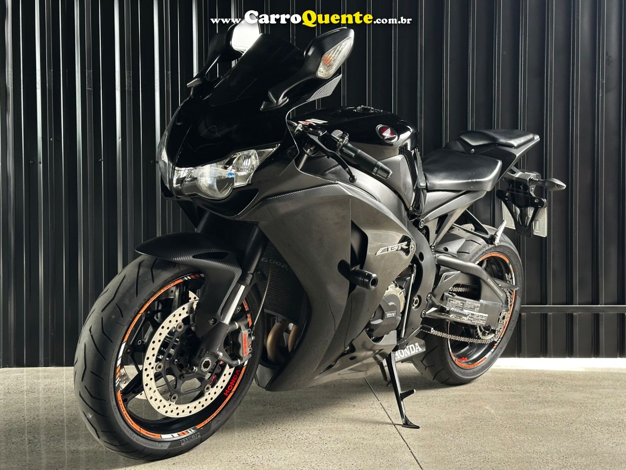 HONDA   CBR 1000 RR FIREBLADE   PRETO 2008 1000 GASOLINA - Loja