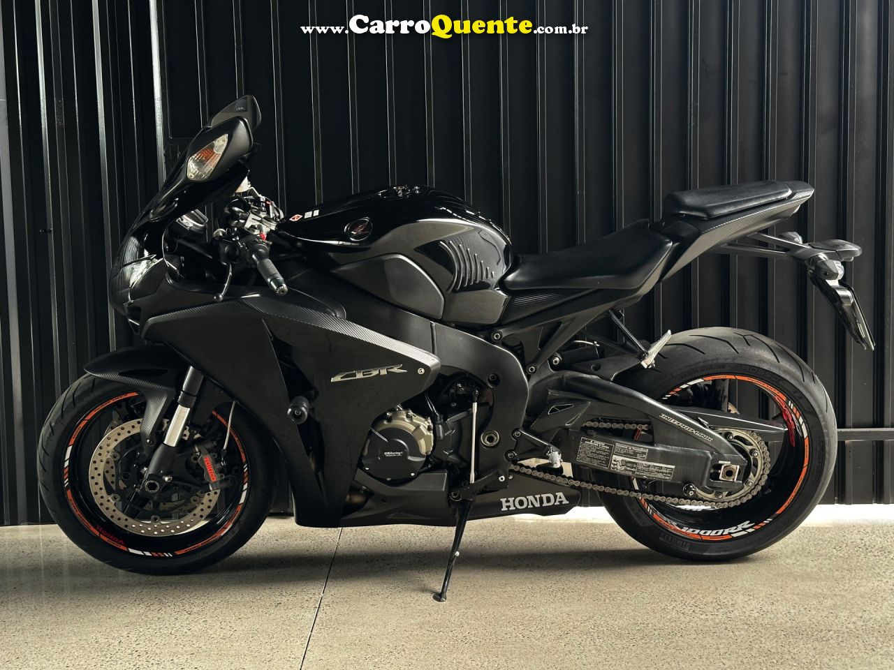 HONDA   CBR 1000 RR FIREBLADE   PRETO 2008 1000 GASOLINA - Loja