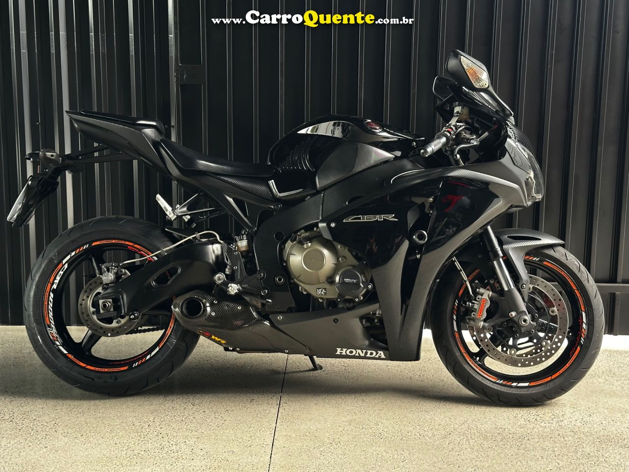 HONDA   CBR 1000 RR FIREBLADE   PRETO 2008 1000 GASOLINA - Loja