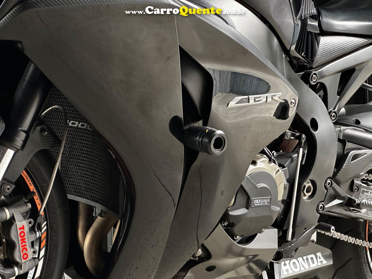 HONDA   CBR 1000 RR FIREBLADE   PRETO 2008 1000 GASOLINA - Loja