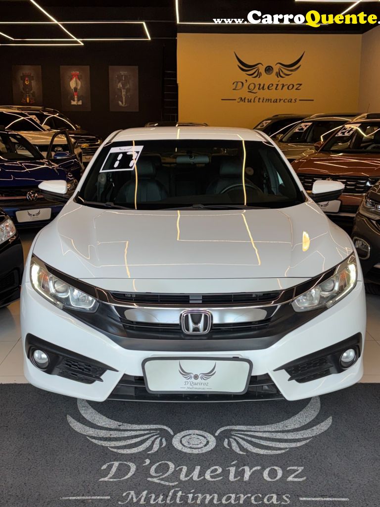 HONDA   CIVIC SEDAN EXL 2.0 FLEX 16V AUT.4P   BRANCO 2017 2.0 FLEX - Loja