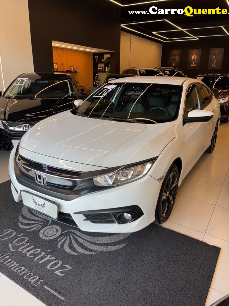 HONDA   CIVIC SEDAN EXL 2.0 FLEX 16V AUT.4P   BRANCO 2017 2.0 FLEX - Loja
