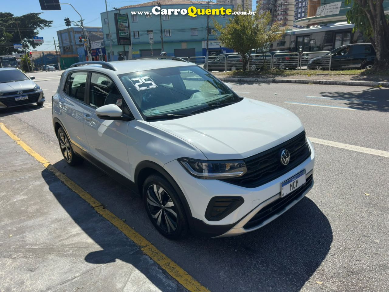 VOLKSWAGEN   T-CROSS 200 TSI 1.0  FLEX 12V 5P AUT.   BRANCO 2025 1.0 FLEX - Loja
