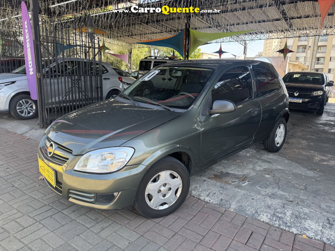 CHEVROLET   CELTA SPIRIT 1.0 MPFI 8V FLEXPOWER 3P   CINZA 2010 1.0 FLEX - Loja