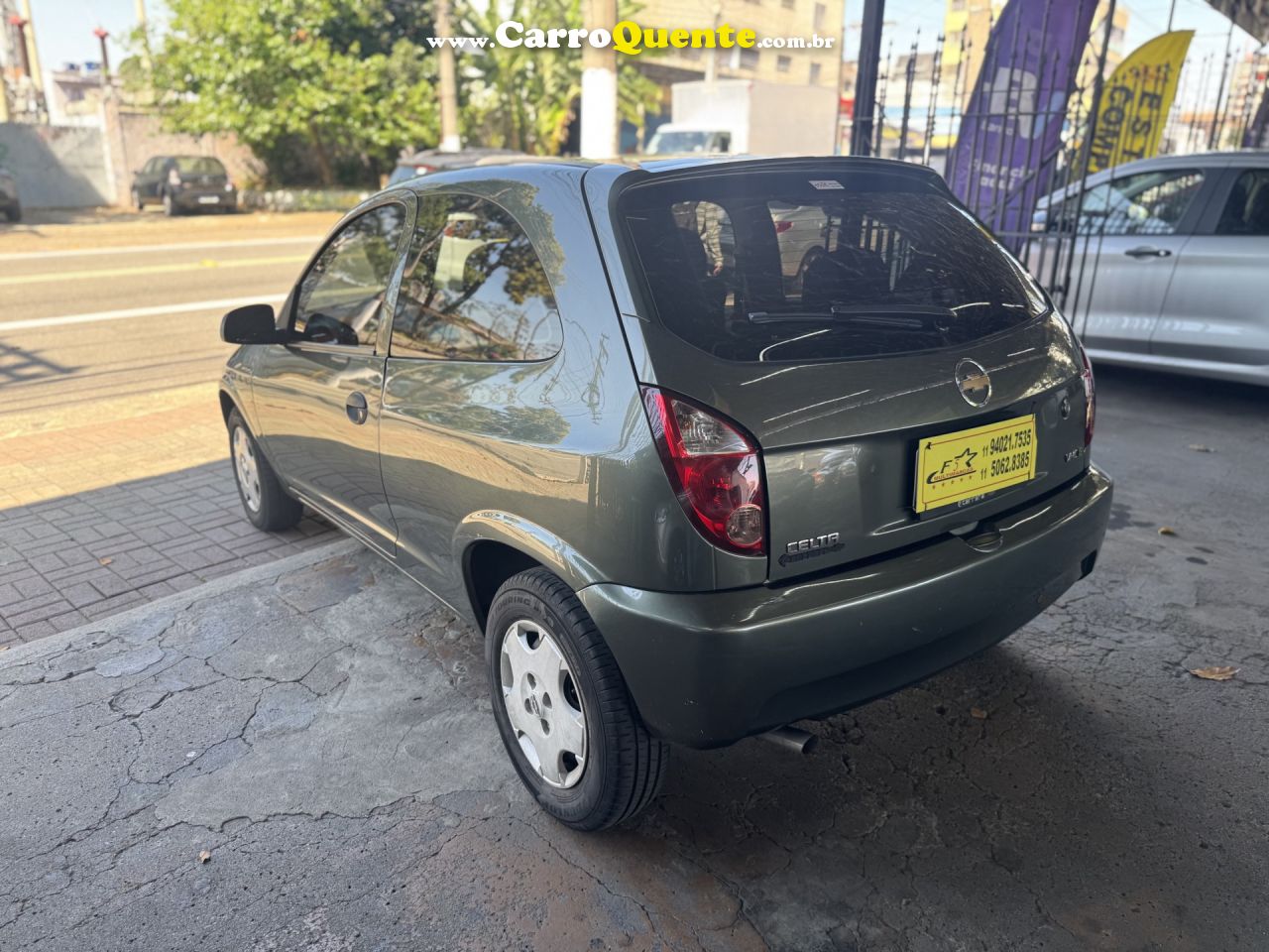 CHEVROLET   CELTA SPIRIT 1.0 MPFI 8V FLEXPOWER 3P   CINZA 2010 1.0 FLEX - Loja