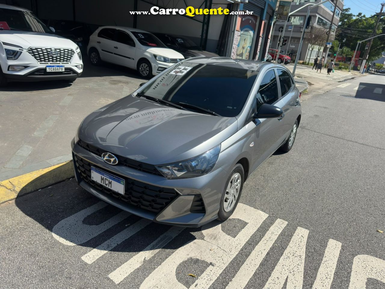 HYUNDAI   HB20 SENSE 1.0 FLEX 12V MEC.   CINZA 2023 1.0 FLEX - Loja