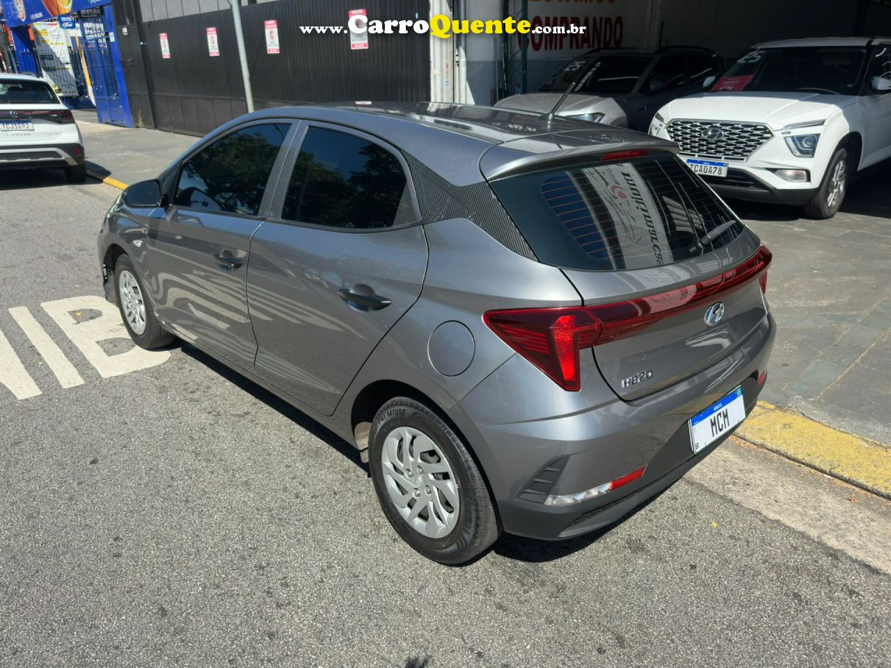 HYUNDAI   HB20 SENSE 1.0 FLEX 12V MEC.   CINZA 2023 1.0 FLEX - Loja