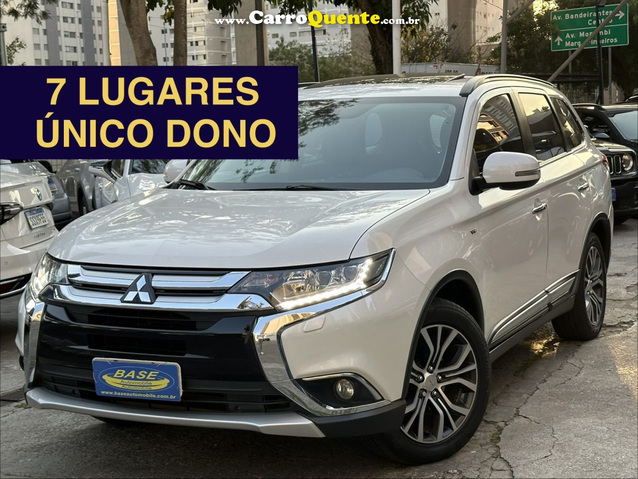 MITSUBISHI   OUTLANDER 3.0 GT 3.0 V6 AUT.   BRANCO 2016 3.0 GASOLINA - Loja
