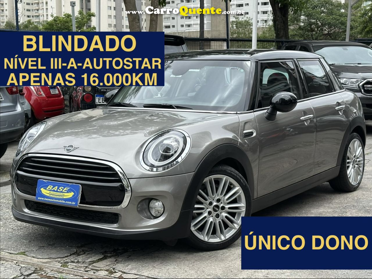 MINI   COOPER 1.5 TURBO 12V 5P AUT.   CINZA 2019 1.5 T GASOLINA - Loja
