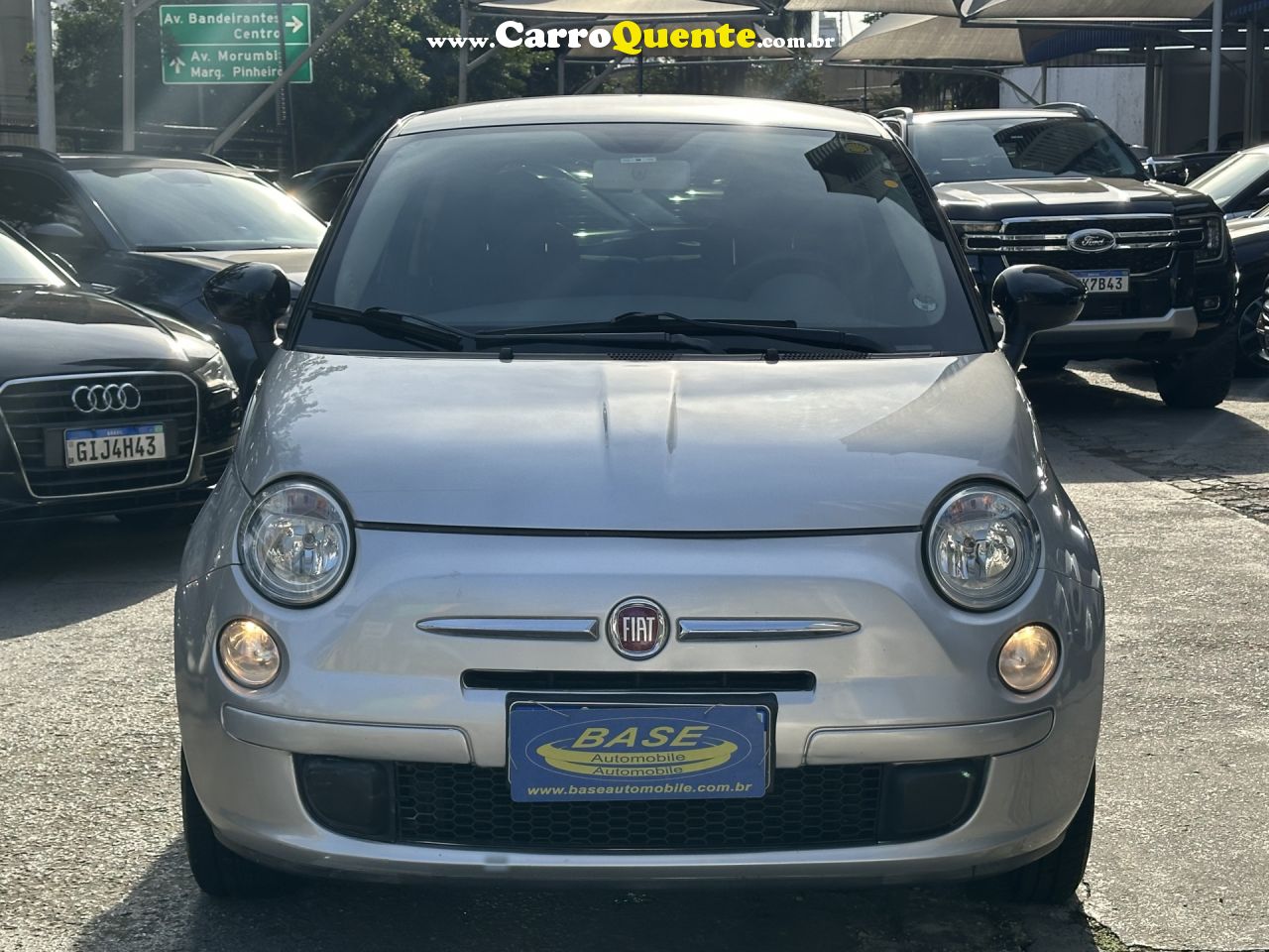 FIAT   500 CULT 1.4 FLEX 8V EVO DUALOGIC   PRATA 2012 1.4 FLEX - Loja