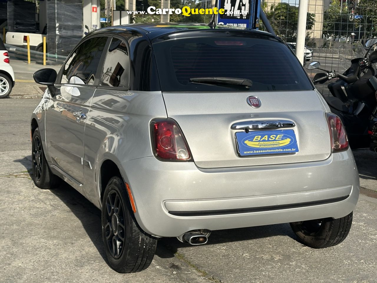 FIAT   500 CULT 1.4 FLEX 8V EVO DUALOGIC   PRATA 2012 1.4 FLEX - Loja