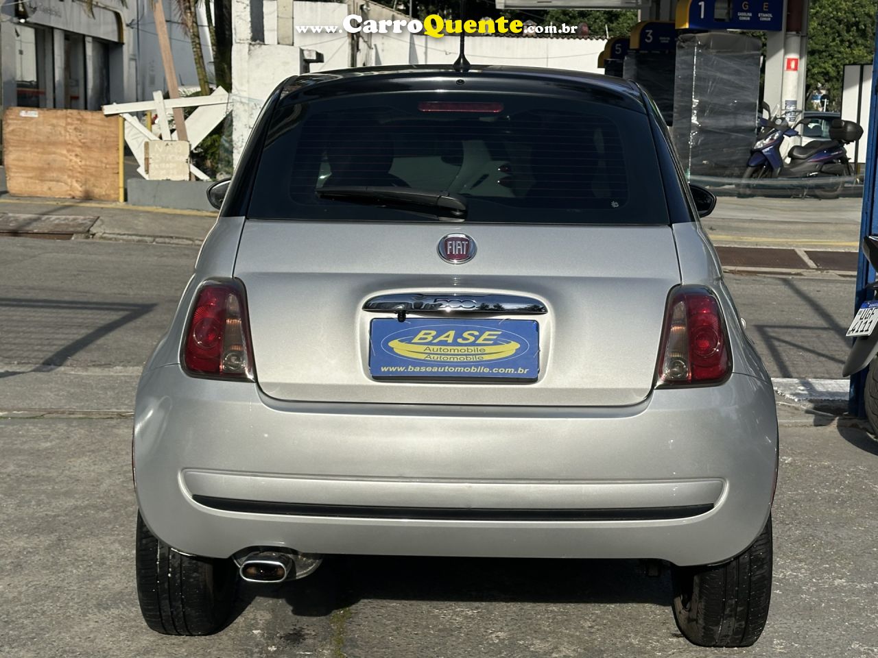 FIAT   500 CULT 1.4 FLEX 8V EVO DUALOGIC   PRATA 2012 1.4 FLEX - Loja