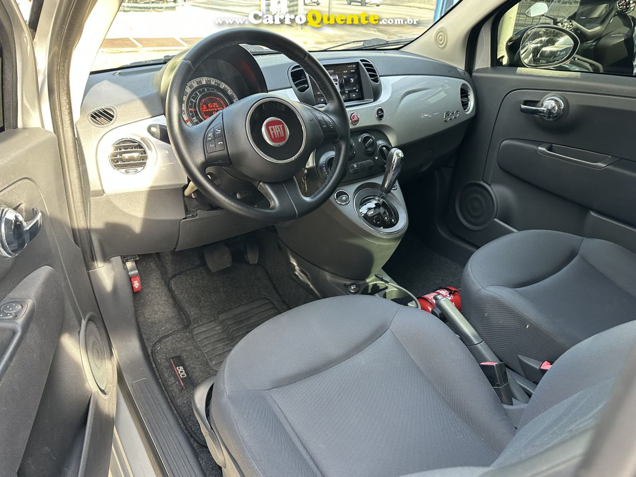 FIAT   500 CULT 1.4 FLEX 8V EVO DUALOGIC   PRATA 2012 1.4 FLEX - Loja