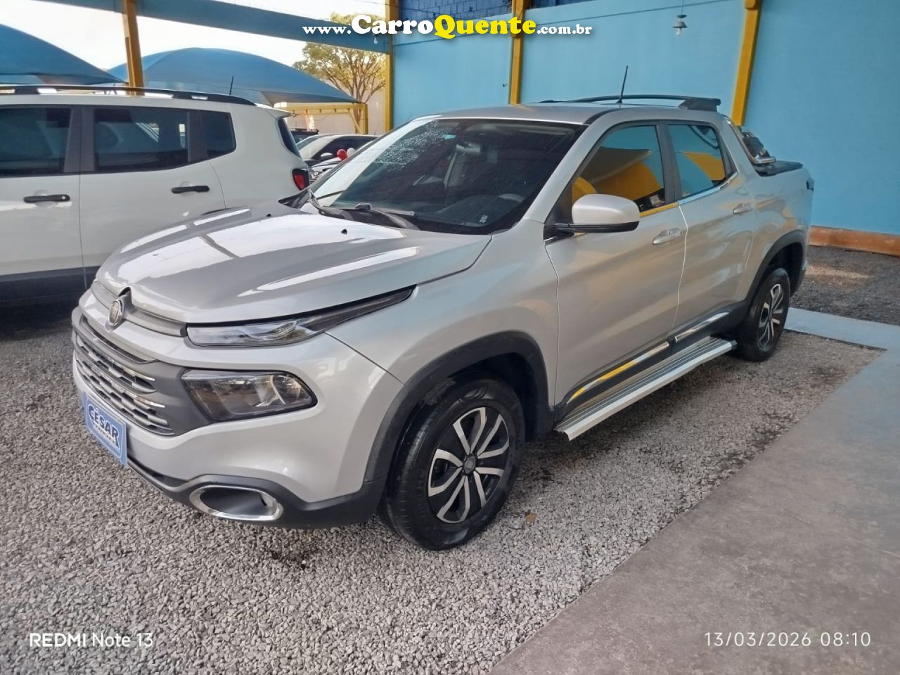 FIAT   TORO ENDURANCE AT   PRATA 2019 1.8 FLEX - Loja
