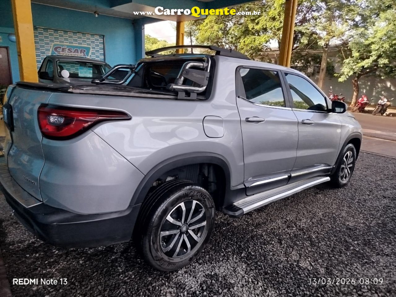 FIAT   TORO ENDURANCE AT   PRATA 2019 1.8 FLEX - Loja