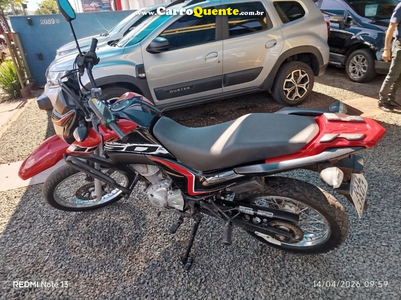 HONDA   NXR 160 BROS ESDD FLEXONE   VERMELHO 2020 1.0 FLEX - Loja